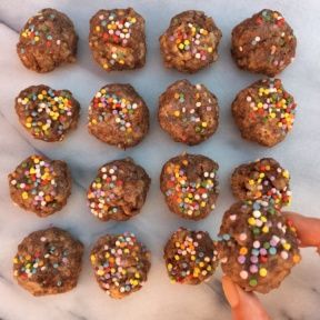 Gluten-free Cake Balls with sprinkles